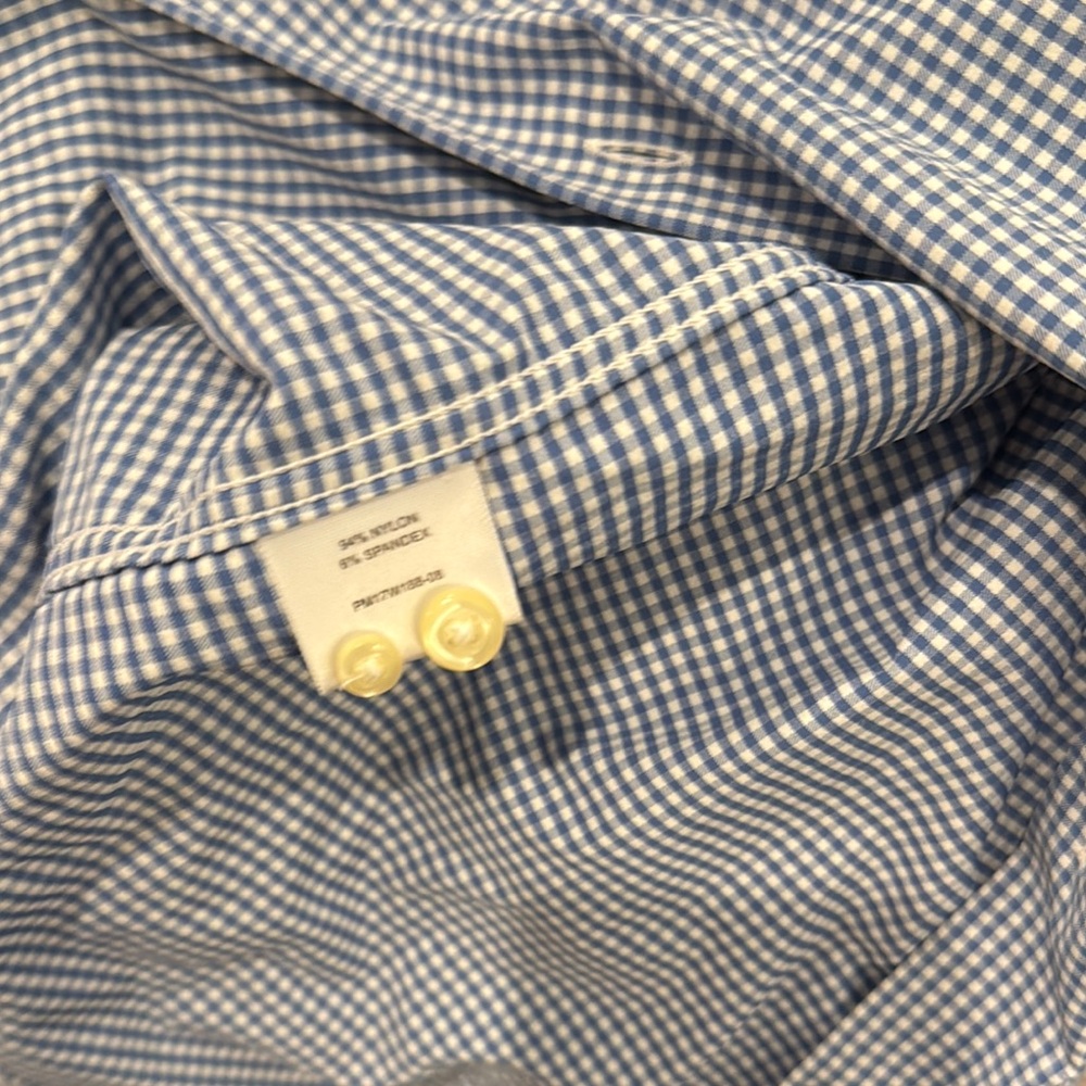 Authentic Masters Peter Millar Blue Checkered Men… - image 6